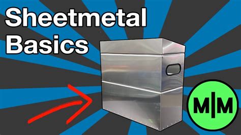 youtubehow to usw metal boxes with sheet rock ears|Challenging but Achievable: How to Make a Sheet Metal Box.